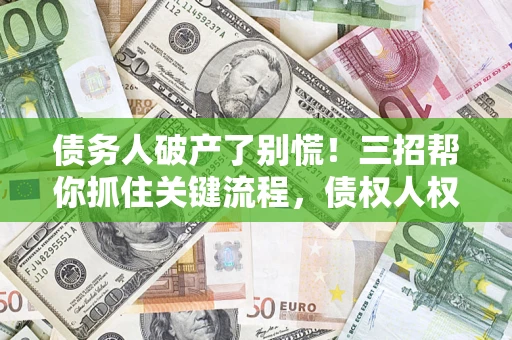 北京债务人破产了别慌！三招帮你抓住关键流程，债权人权益不再缩水