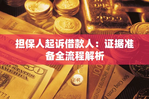 北京担保人起诉借款人：证据准备全流程解析